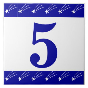 Shooting Stars Number Tile