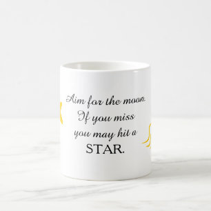 Shooting Stars Positive Inspirational Quote Mug
