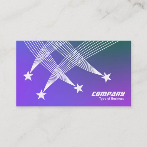Shooting Stars _ Soft Gradient Business Card