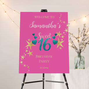 Shooting Stars Sweet 16 Foam Board