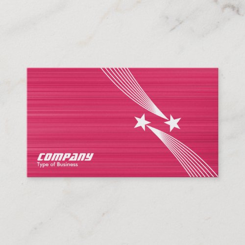 Shooting Stars v2 _ White on Crimson Texture Business Card