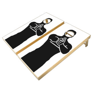 Shooting target Cornhole Set