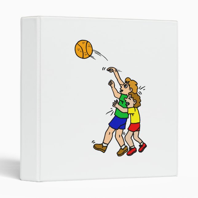 Shooting the basketball binder (Front/Spine)