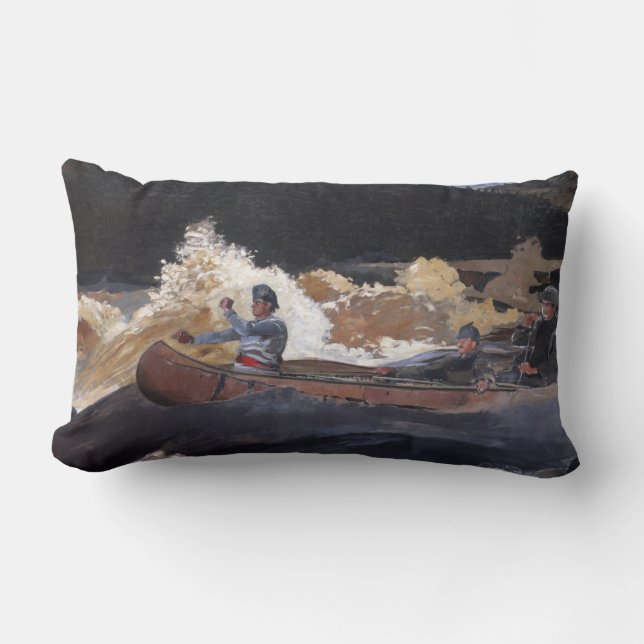 Shooting the Rapids Lumbar Pillow (Front)