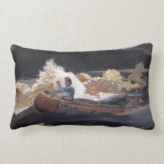 Shooting the Rapids Lumbar Pillow