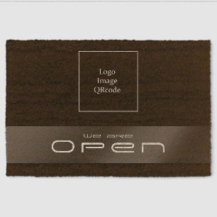 Shop Black Weatherproof Personalized House Flag Fiber Doormat