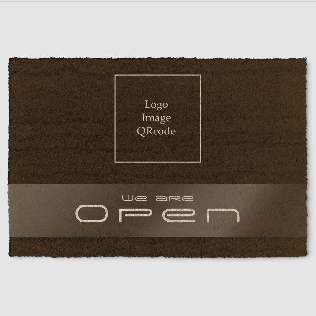 Shop Black Weatherproof Personalized House Flag Fiber Doormat (Front)