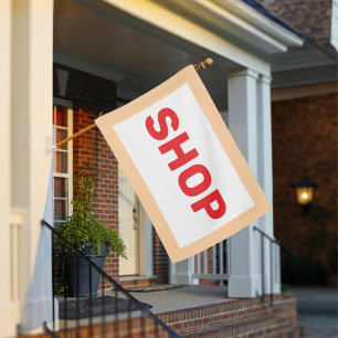 Shop Business Banner Advertising Store Promotion House Flag