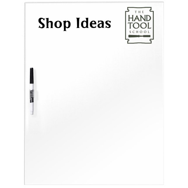 Shop Dry Erase Board (Front)