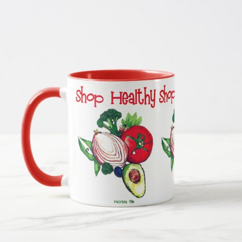 Shop Healthy Vegetables Art  Mug
