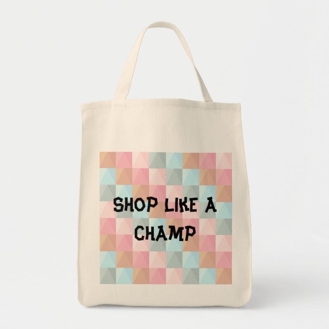 Shop Like A Champ Tote Bag (Front)