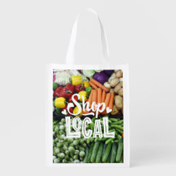 Shop Local Farm Fresh Vegetables  Grocery Bag
