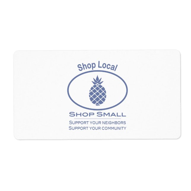 Shop Local Label (Front)