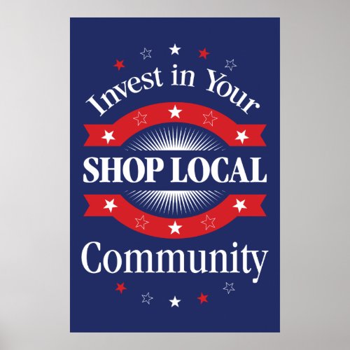 Shop Local Poster
