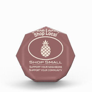 Shop Local, Shop Small cream pineapple Award