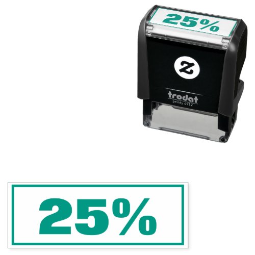 Shop markdown sale price self-inking rubber stamp