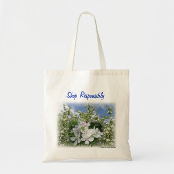 Shop Responsibly Tote Bag by FloralZoom at Zazzle