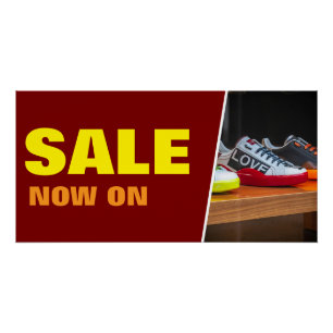 Shop Sale Advert Custom Glossy Poster