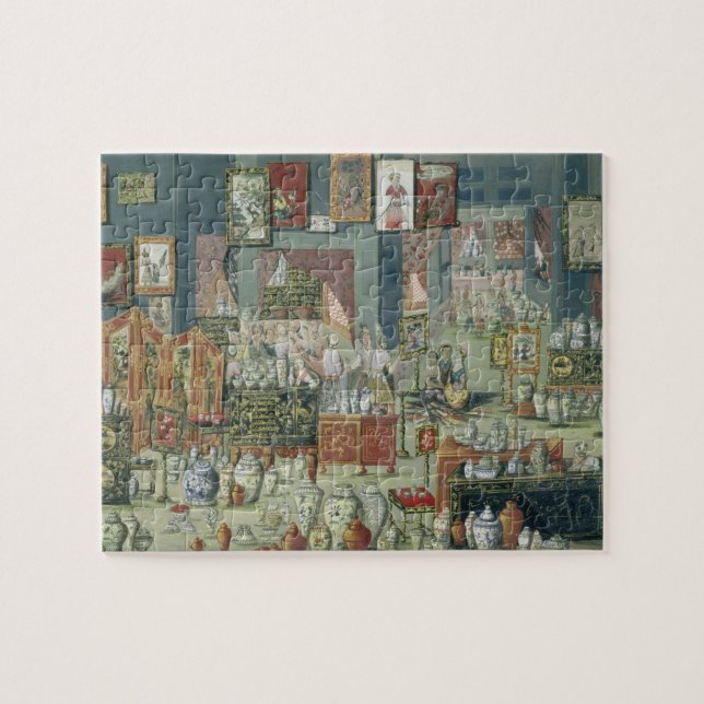 Shop Selling Chinese Goods, mid-18th century (cera Jigsaw Puzzle (Horizontal)