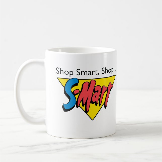 Shop Smart, Shop S-Mart - Hail to the King, Baby Coffee Mug (Left)