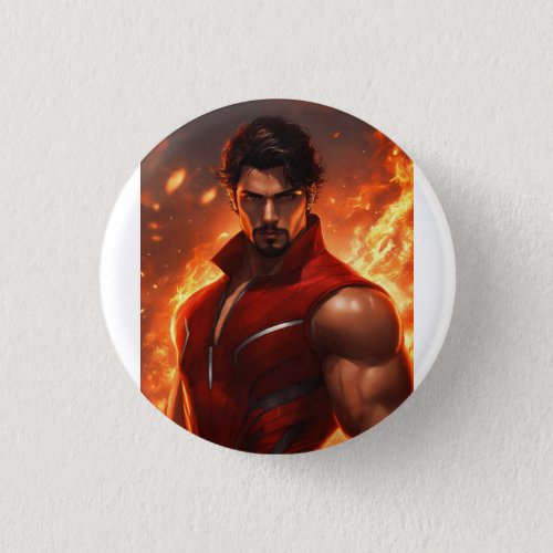 Shop Superhero League Printed button Button