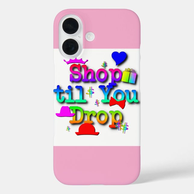 Shop til You Drop Fun Novel  Case-Mate iPhone Case (Back)