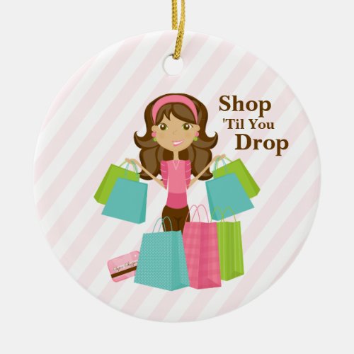 Shop Til You Drop  Ornament