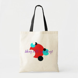 Shop till you drop! tote bag