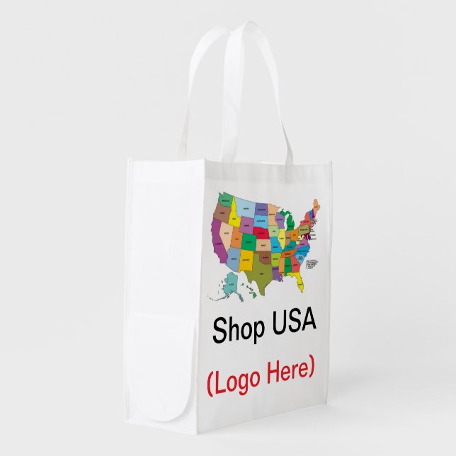 Shop USA Tote Bag (Front Side)