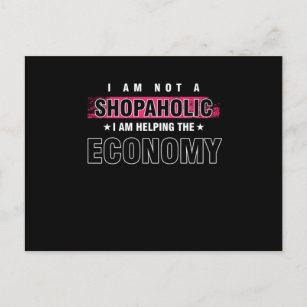 Shopaholic Black Friday Shop Buying I Am Not A Sho Postcard