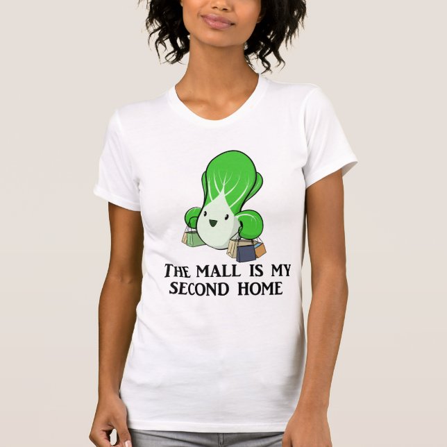 Shopaholic Bok Choy (adult) T-Shirt (Front)