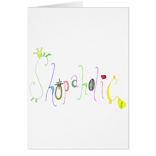 Shopaholic Cards (Front)