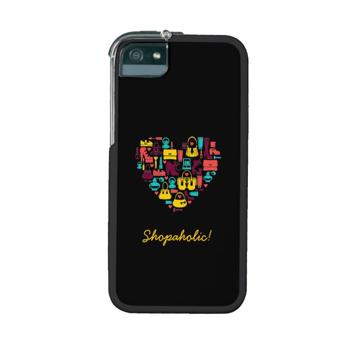 Shopaholic (heart) Customizable iPhone 5/5S Case