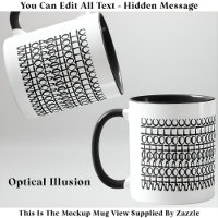 Shopaholic Hidden Message 131BW Funny Quote Mug