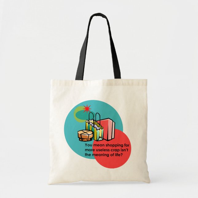 Shopaholic Tote Bag (Front)