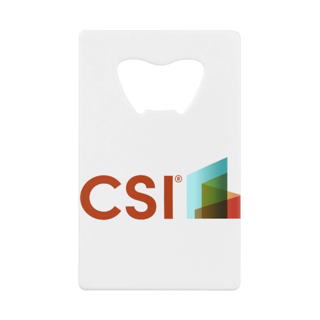 ShopCSI Credit Card Bottle Opener (Front)