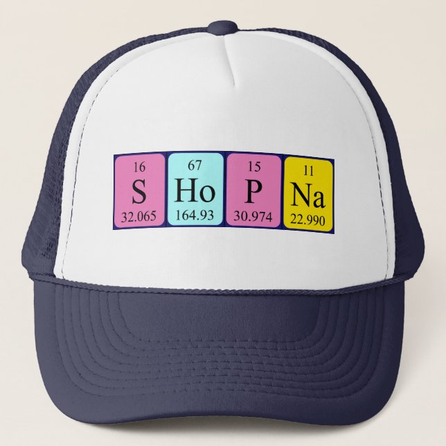 Shopna periodic table name hat (Front)
