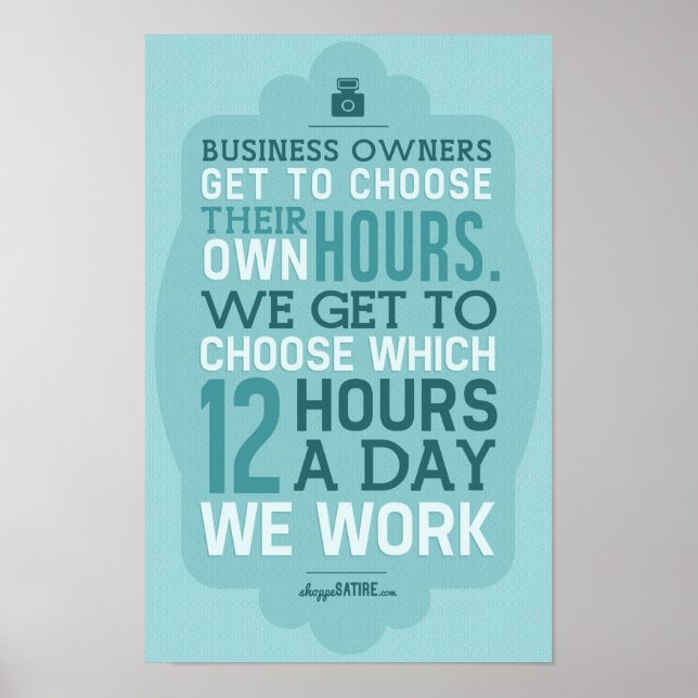 Shoppe Satire - Humor for Photographers Poster (Front)