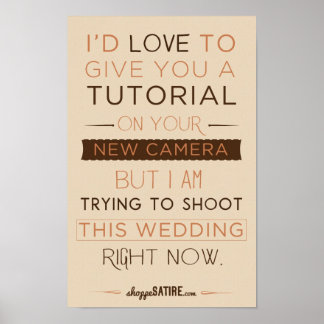 Shoppe Satire - Humor for Photographers Poster