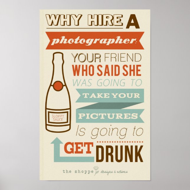 Shoppe Satire - Humor for Photographers Poster (Front)