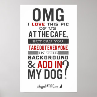 Shoppe Satire - Humor for Photographers Poster