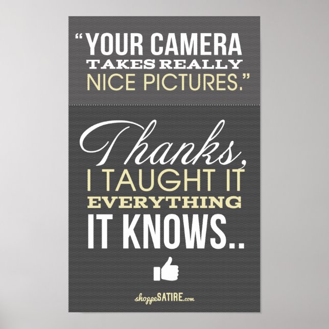 Shoppe Satire - Humor for Photographers Print (Front)