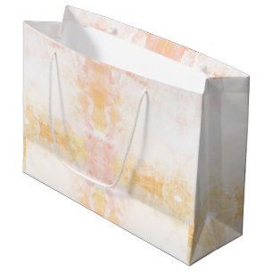 Shopping bag with a pastel watercolor design