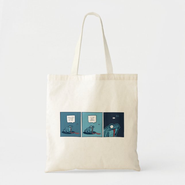 Shopping bag with Frog and Spider comic (Front)