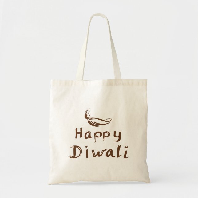Shopping bag  with text Happy Diwali (Front)
