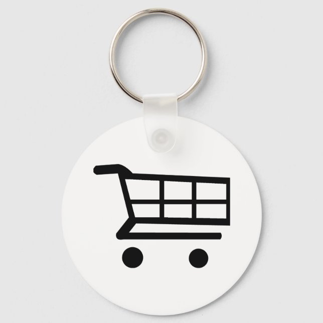Shopping Cart Keychain (Front)