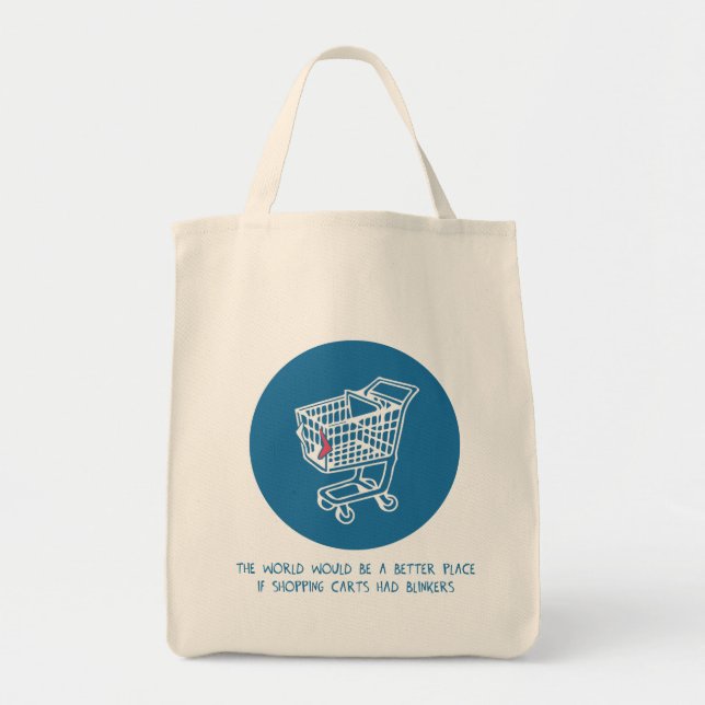 Shopping Cart Tote Bag (Front)