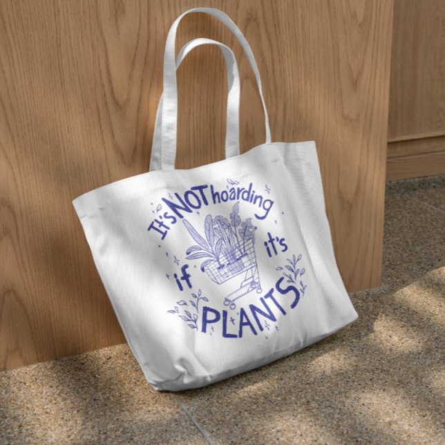 Shopping Cart With Plants Tote Bag (Creator Uploaded)