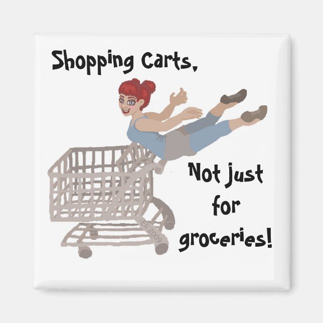 Shopping Carts Magnet (Front)