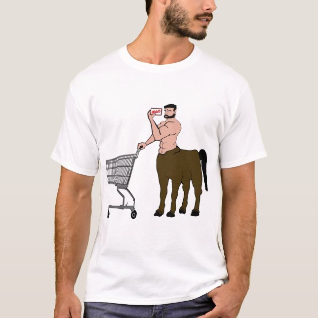Shopping Centaur T-Shirt (Front)
